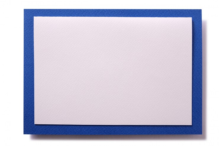 Foto gratuito tarjeta de invitación de navidad borde azul
