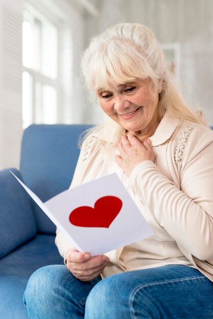 Tarjeta de lectura de la abuela