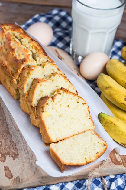 Tarta de plátano