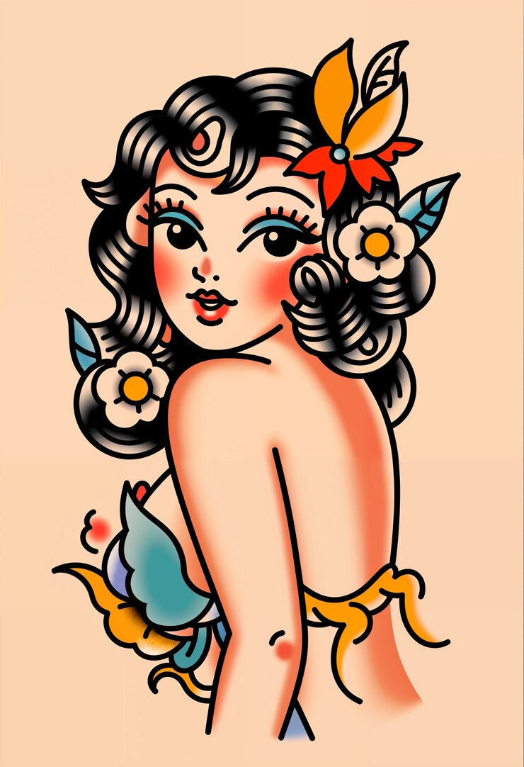 El tatuaje flash tradicional