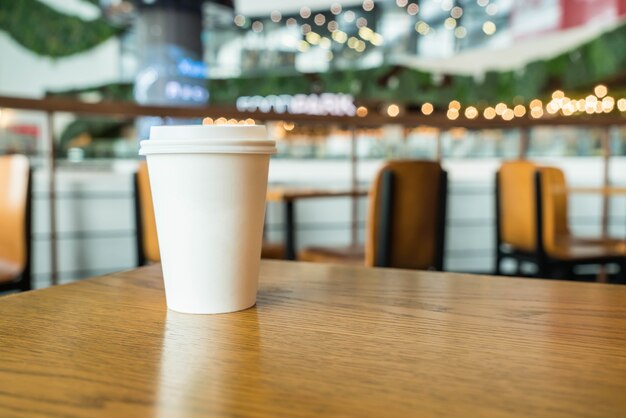 Taza de café caliente