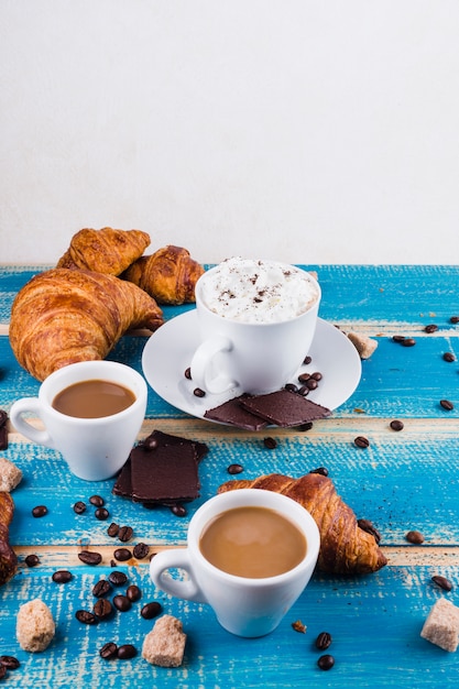 Taza de café delicioso