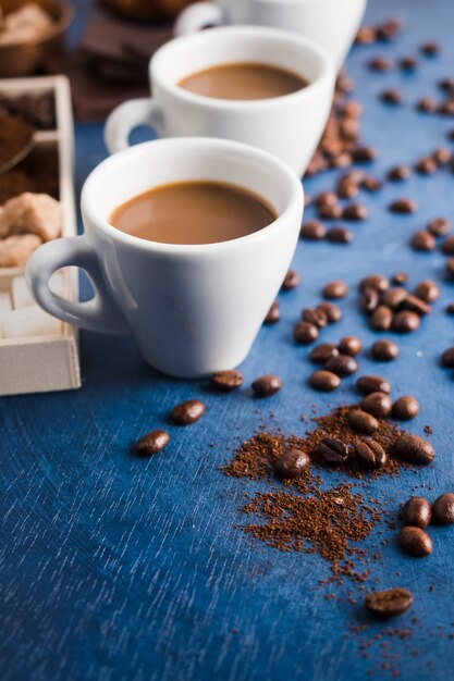 Taza de café delicioso