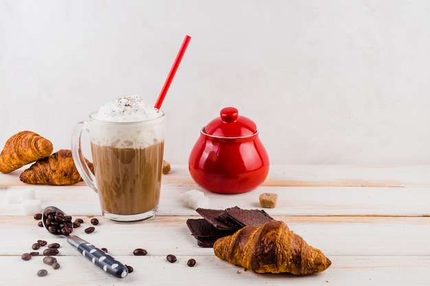 Taza de café delicioso