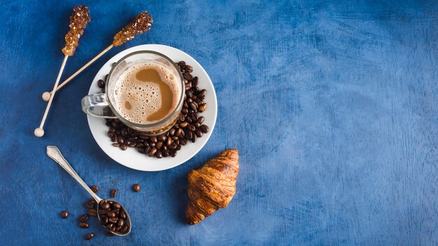 Taza de café delicioso