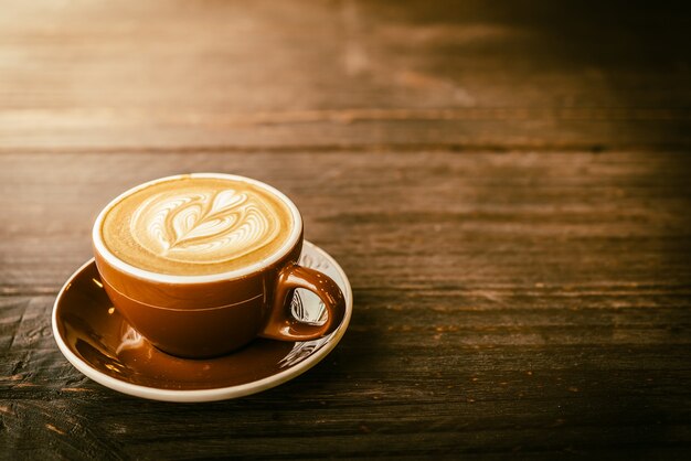 Taza de café de Latte