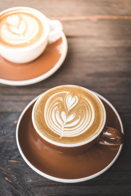 Foto gratuita taza de café con leche