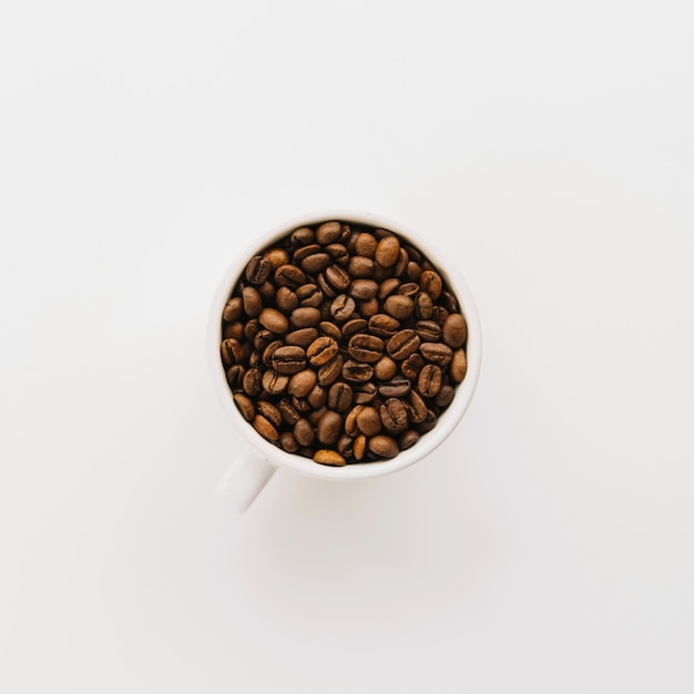 Taza de granos de café