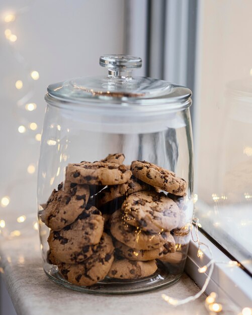 Taza de té y galletas