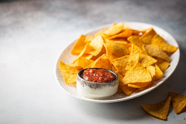 Tazón de chips de nachos