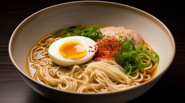 Tazón con delicioso ramen