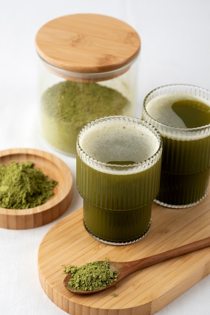 El té matcha verde es la vida muerta.