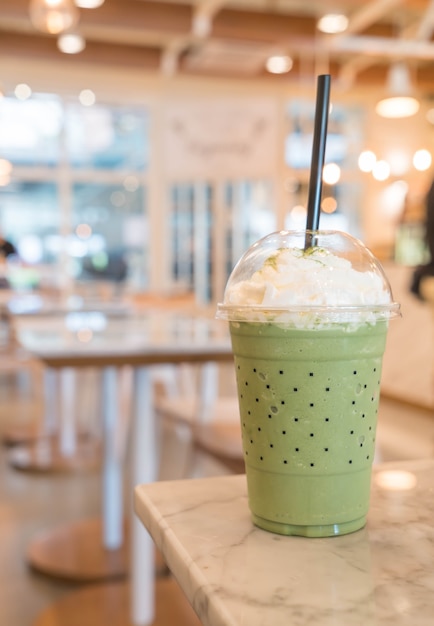 Té verde frappe