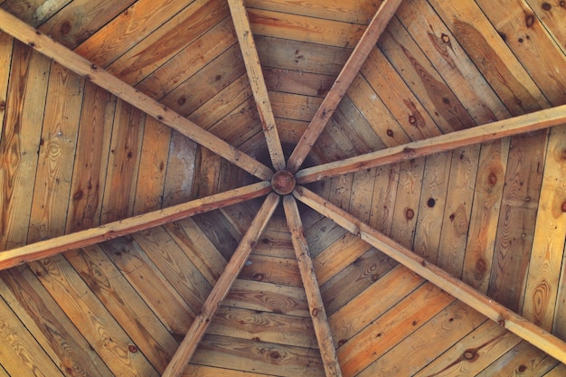 Foto gratuita techo de madera