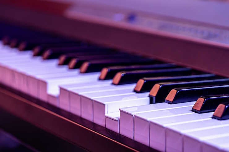 Foto gratuito las teclas de piano