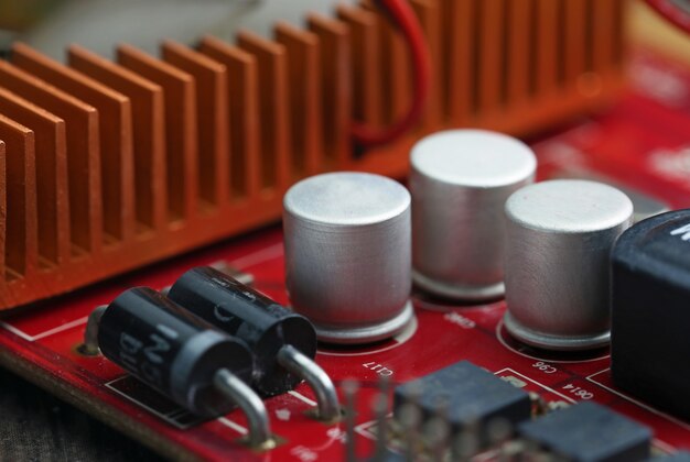 Tecnología de la placa base de computadora electrónica