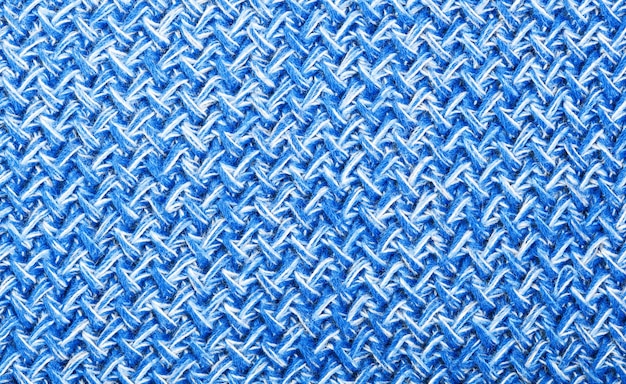Tejido de lana azul