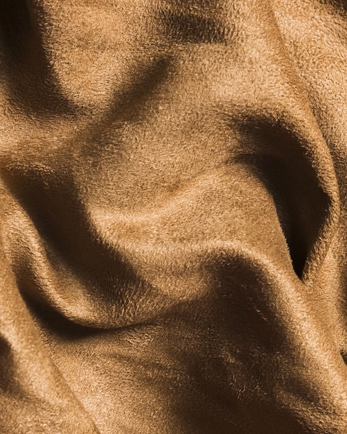 Tejido de seda arena marrón material para decoración del hogar