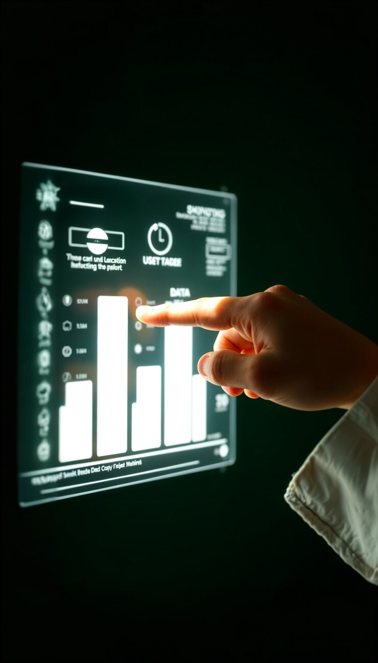 Photo Gratis teknologi hologram di dalam ruangan