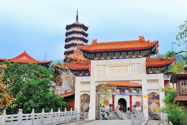 Foto gratuita templo chino