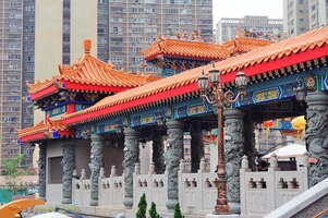 Foto gratuita templo chino