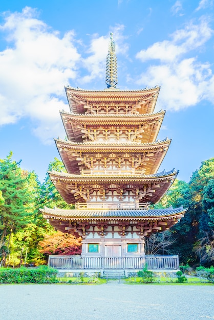 Foto gratuita templo daigoji