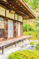 Foto gratuita templo de ginkakuji