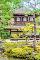 Foto gratuita templo de ginkakuji