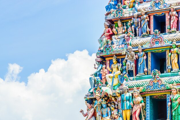 Templo hindú indio en singapur