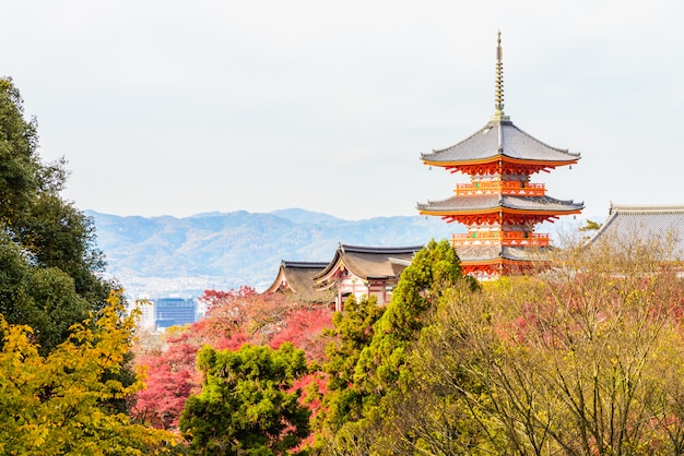 Templo de Kiyomizu Dera en Kyoto en Japón