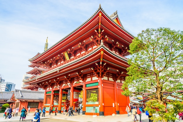 Foto gratuita templo sensoji