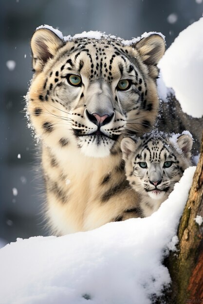La temporada de invierno del tigre feroz