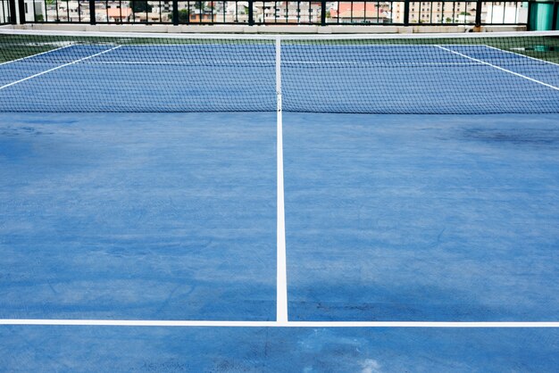 Tennis Court Sport Match Juega el concepto del juego