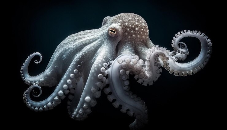 Photo Gratis tentacle sucker pattern on octopus in underwater environment generated by ai