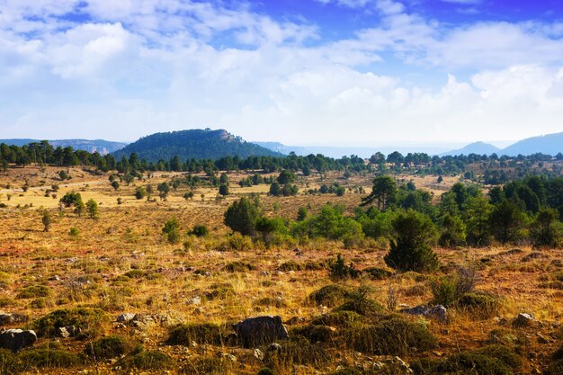 Terreno montañoso