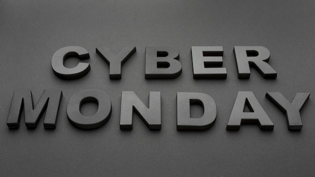 Texto de Cyber Monday de alta vista