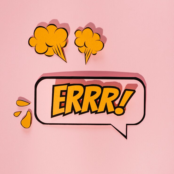 Foto gratuito texto emocional de letras amarillas en el bocadillo con elementos sobre fondo rosa