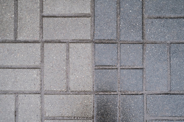 Textura de adoquín al aire libre