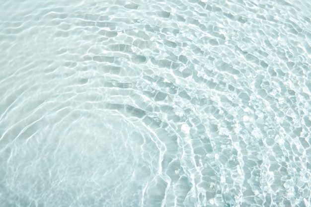 Textura de agua de océano claro vista superior