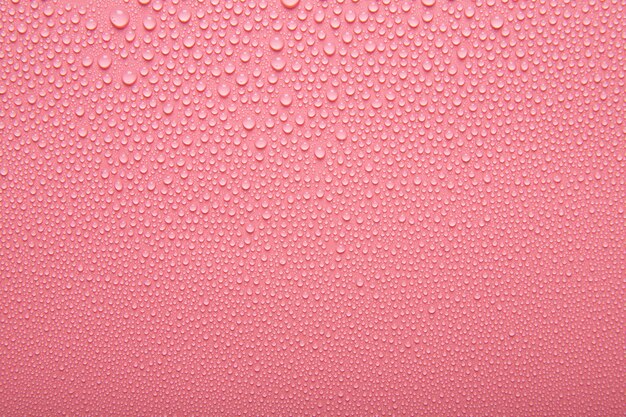 Textura de agua de vista superior en rosa