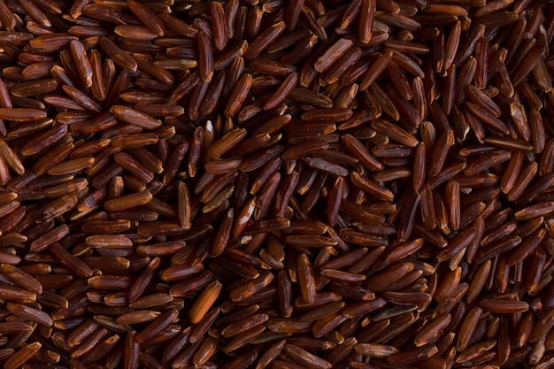 Textura de arroz de cerca