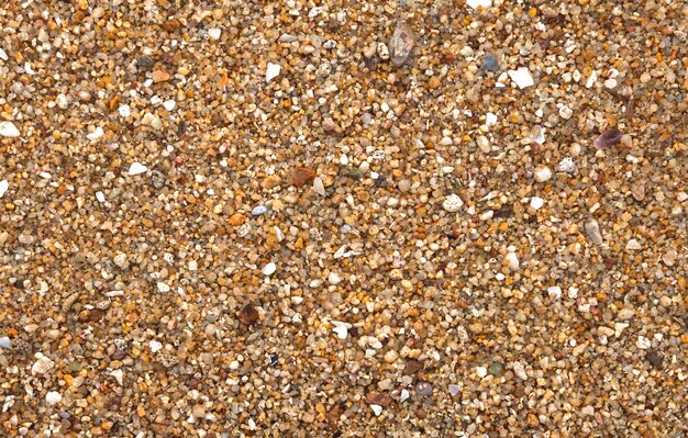 Textura de áspero Pebble Stones en la playa de Samui.