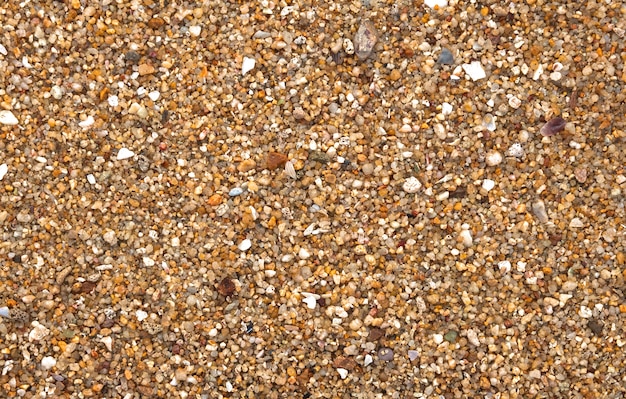 Textura de áspero Pebble Stones en la playa de Samui.