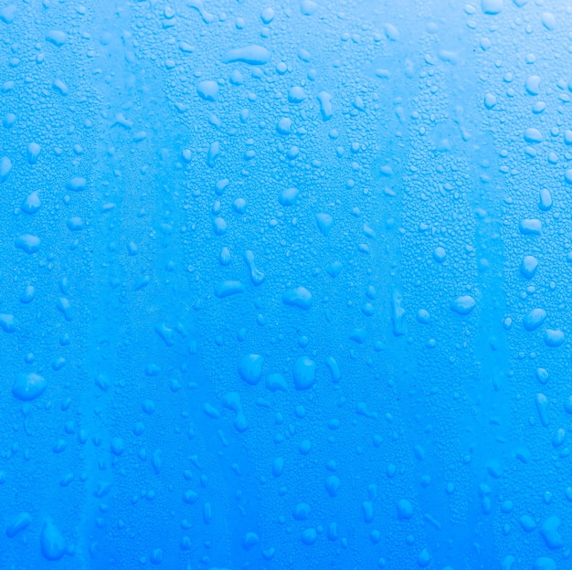 Foto gratuita textura azul con gotas de agua