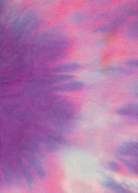 Textura colorida de la tela del teñido anudado