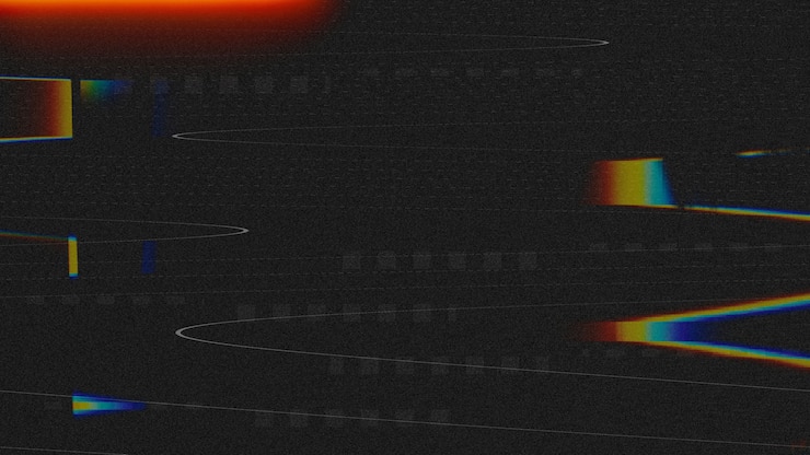 Foto gratuito textura de efecto de falla negra