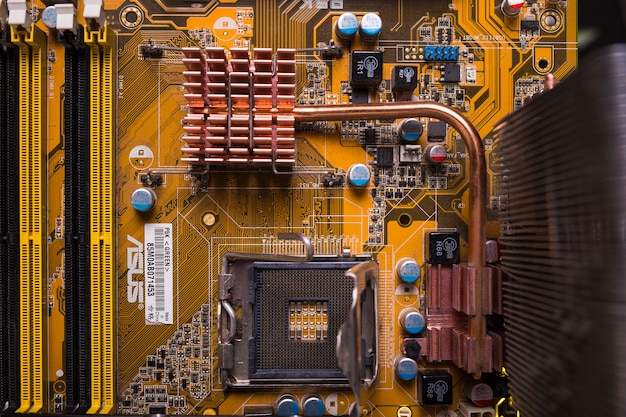 Foto gratuita textura de fondo de tecnología