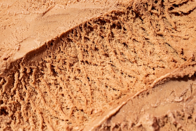 Textura de helado de chocolate