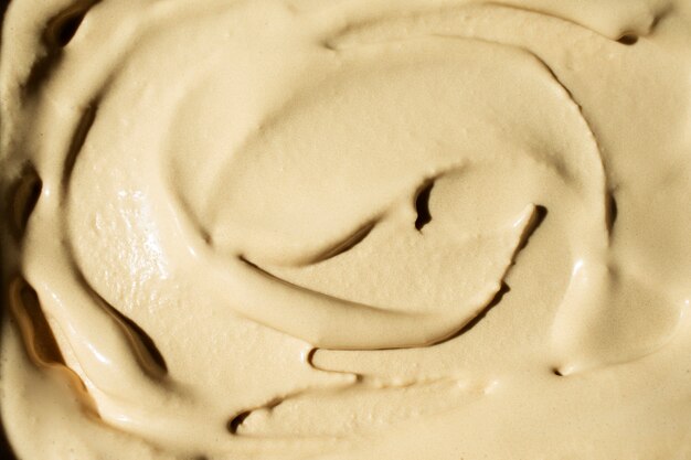 Textura de helado de vainilla