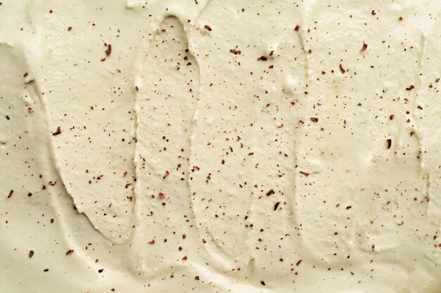 Textura de helado de vainilla